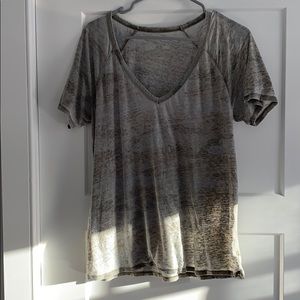 American Eagle Distressed Camo T-Shirt